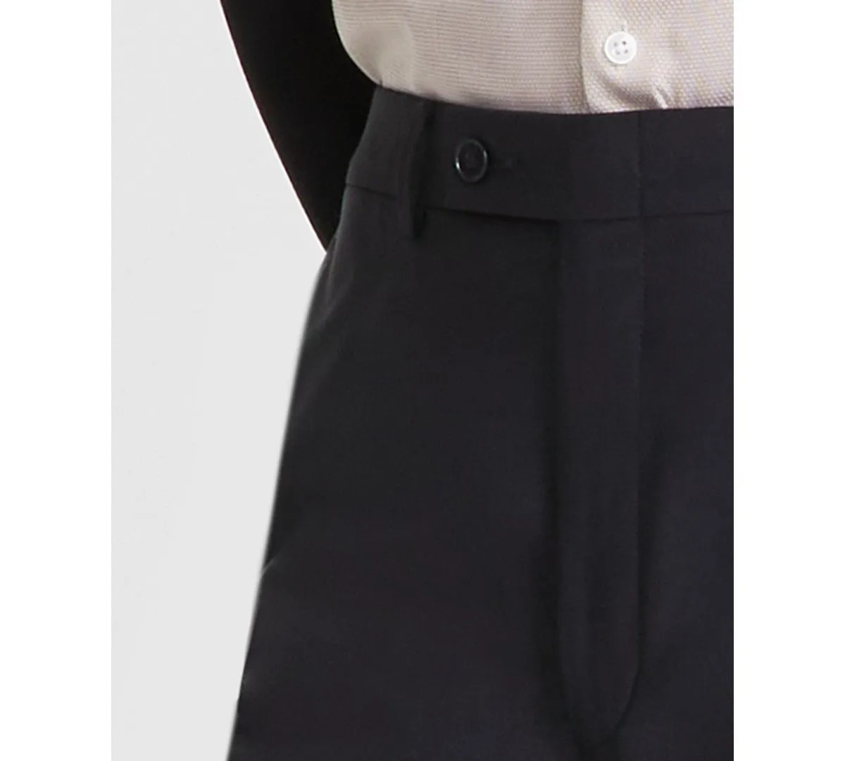 Calvin Klein Mens Slim fit Dress Pants 38 / 32 Black Solid