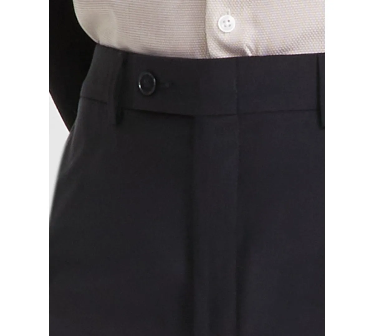 Calvin Klein Mens Slim fit Dress Pants 38 / 32 Black Solid