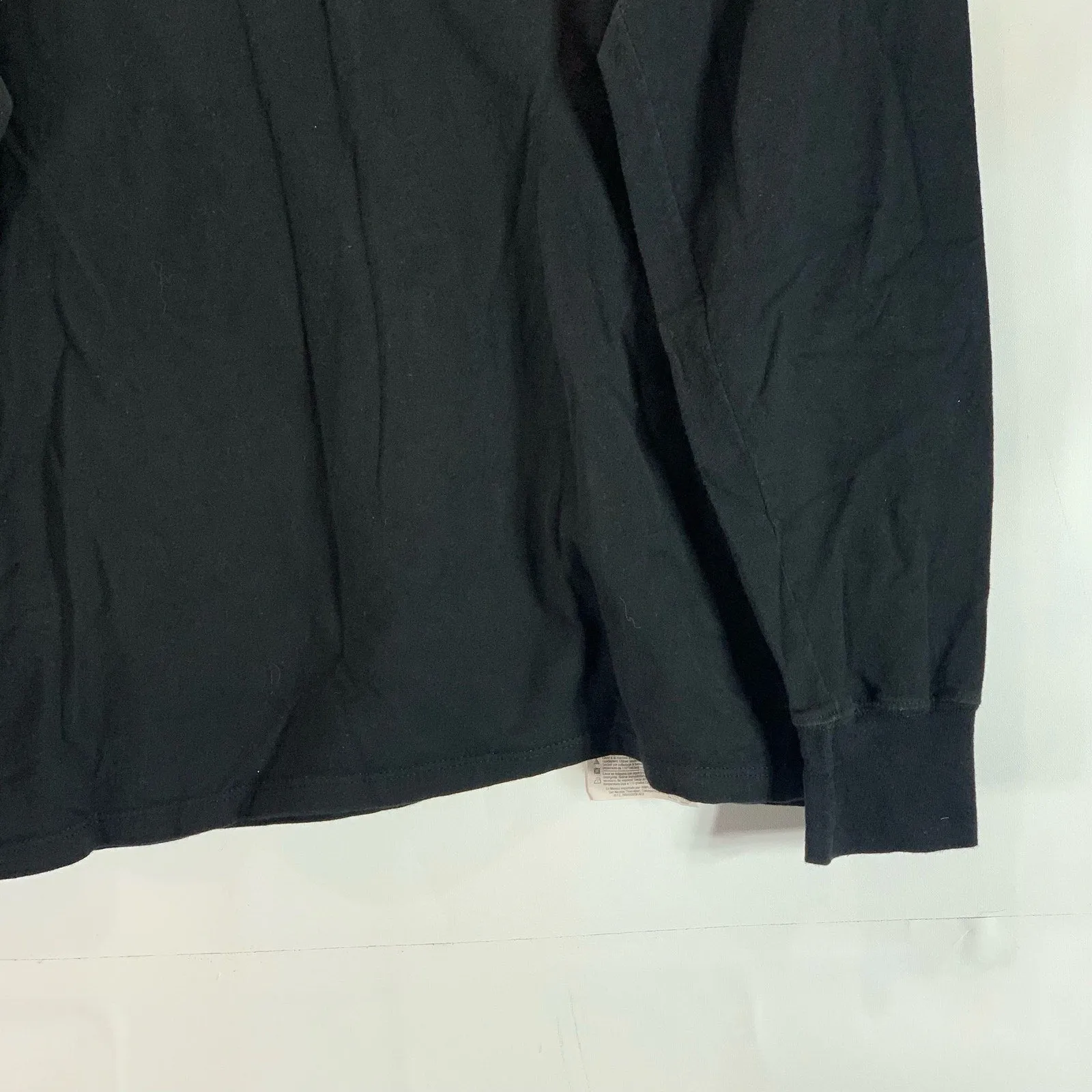 CHAMPION Authentic Athleticwear Men's Black Script Logo Crewneck Sweatshirt SZ M