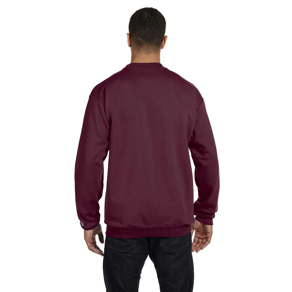 Champion Men's Maroon Crewneck Sweatshirt