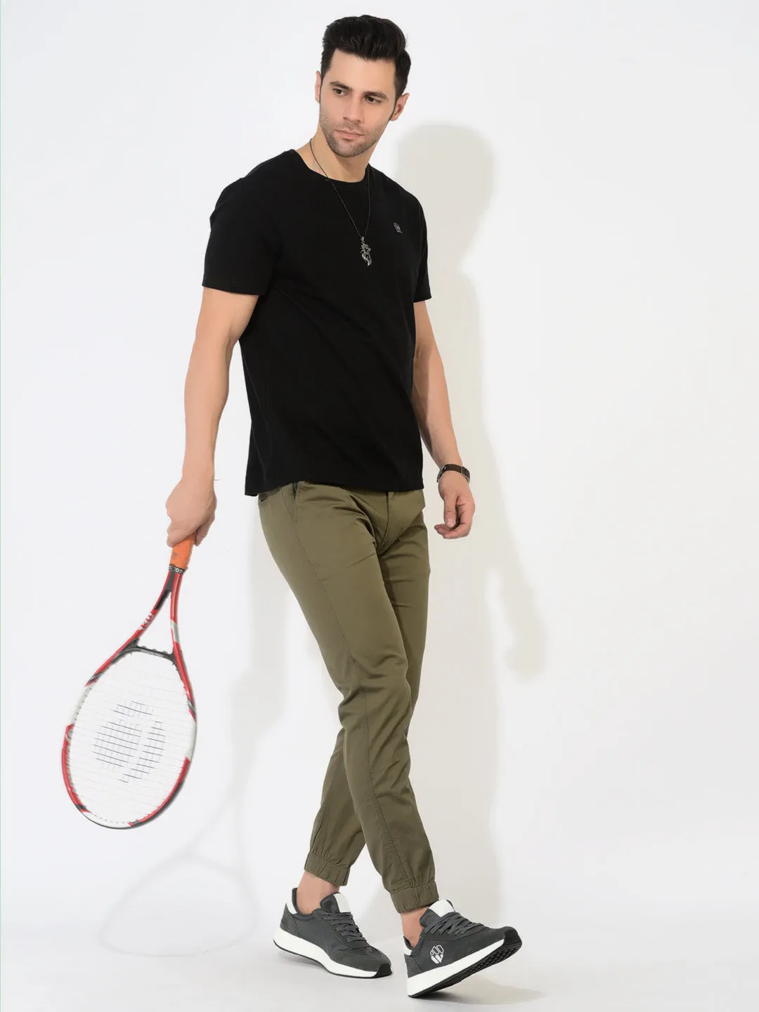 Cobb Green Slim Fit Chinos Jogger