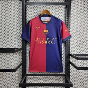 Coldplay Barcelona home football shirt 2024-25
