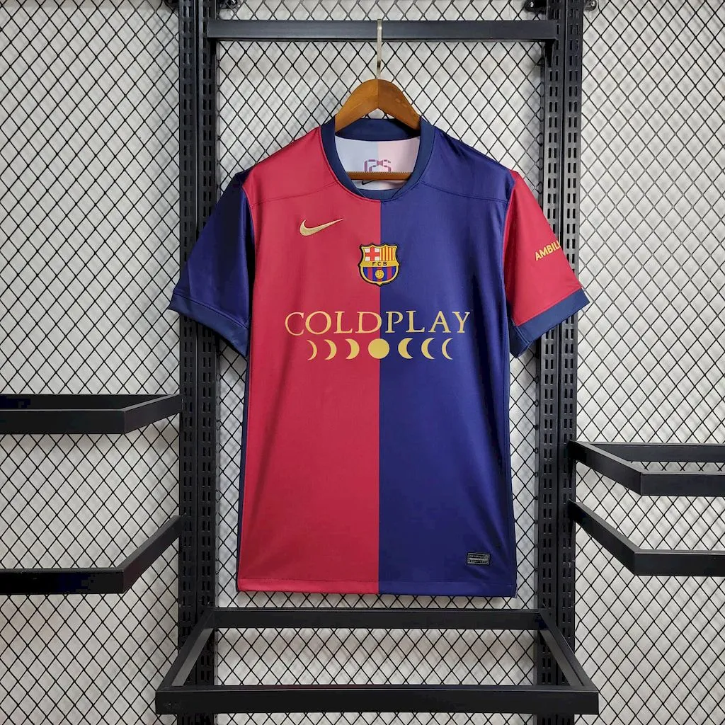 Coldplay Barcelona home football shirt 2024-25