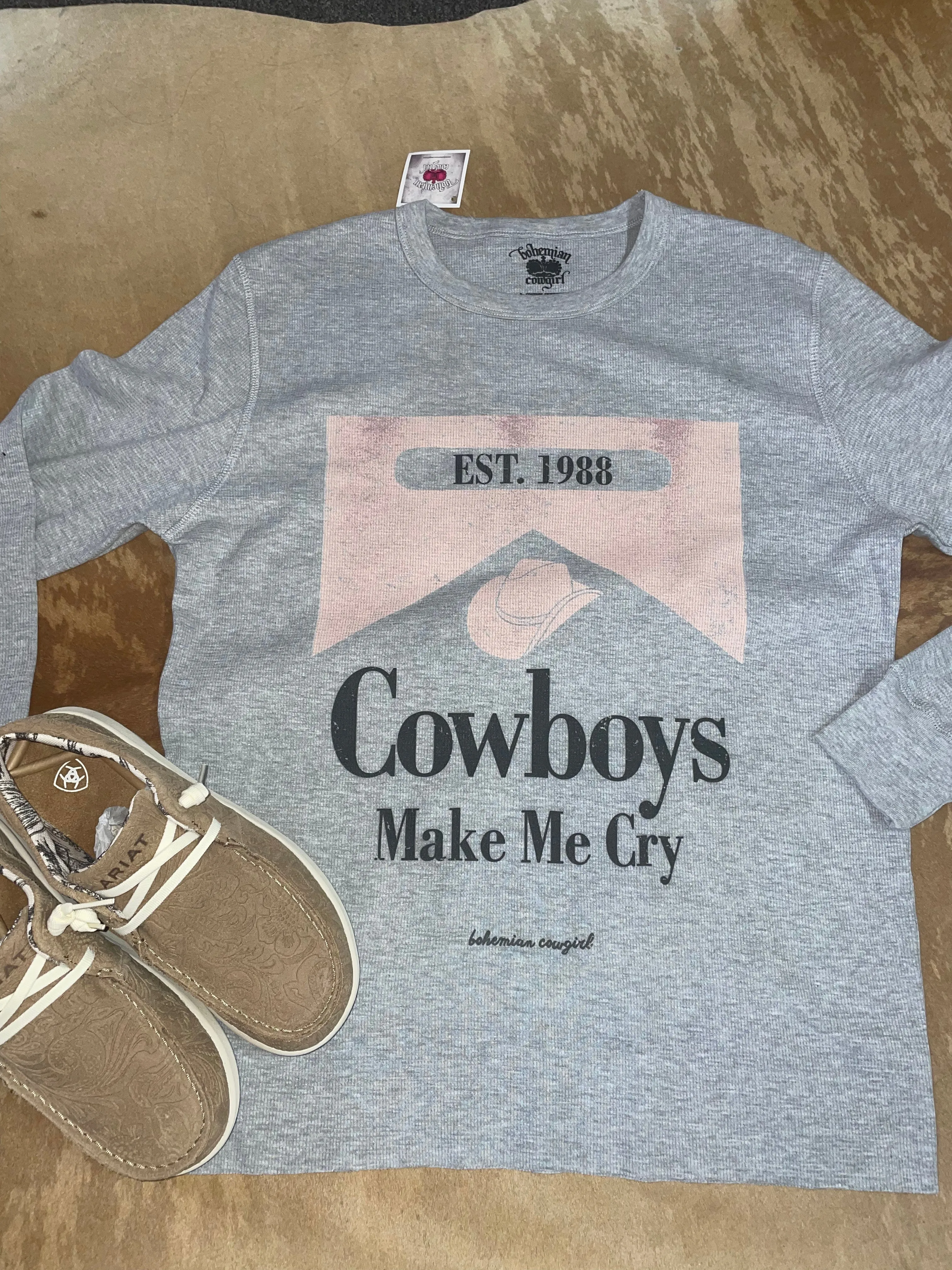Cowboys Make Me Cry Thermal
