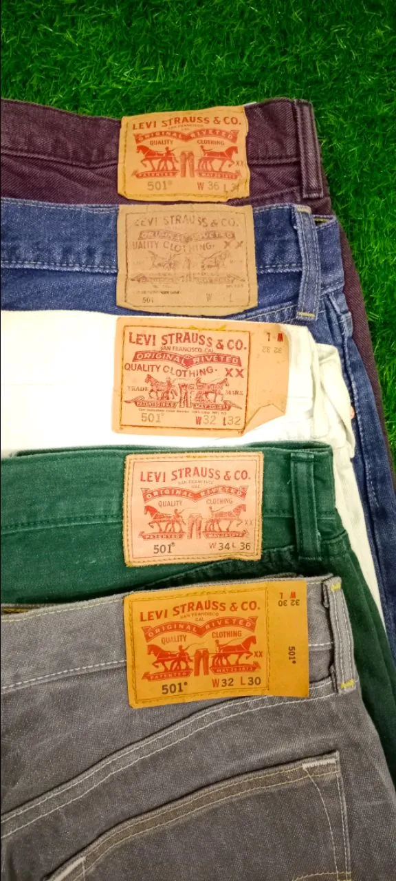 Custom handpick Levi's 501 5 piece