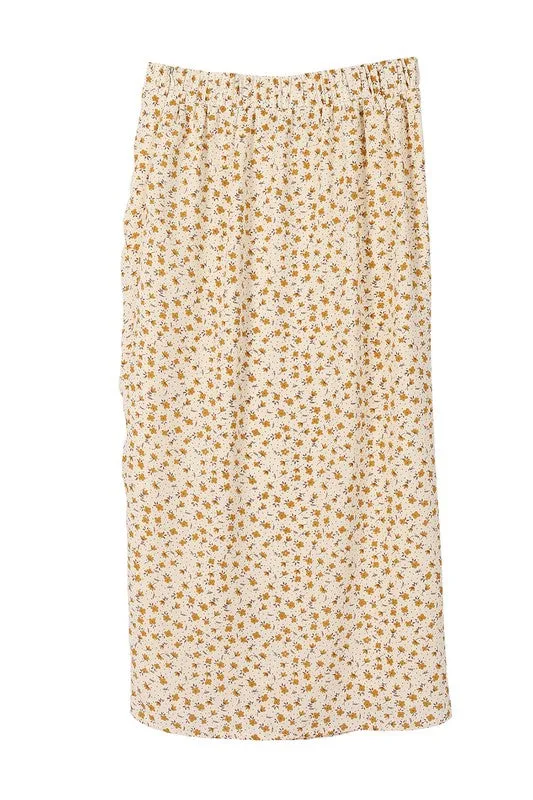 Dancing In The Rain Midi Skirt