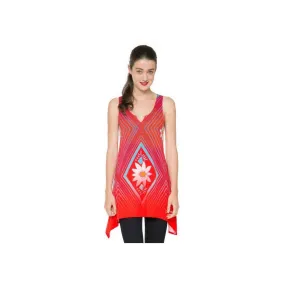 Daniela Sleeveless  Wavy Hem Tunic Desigual Style 61T25P7