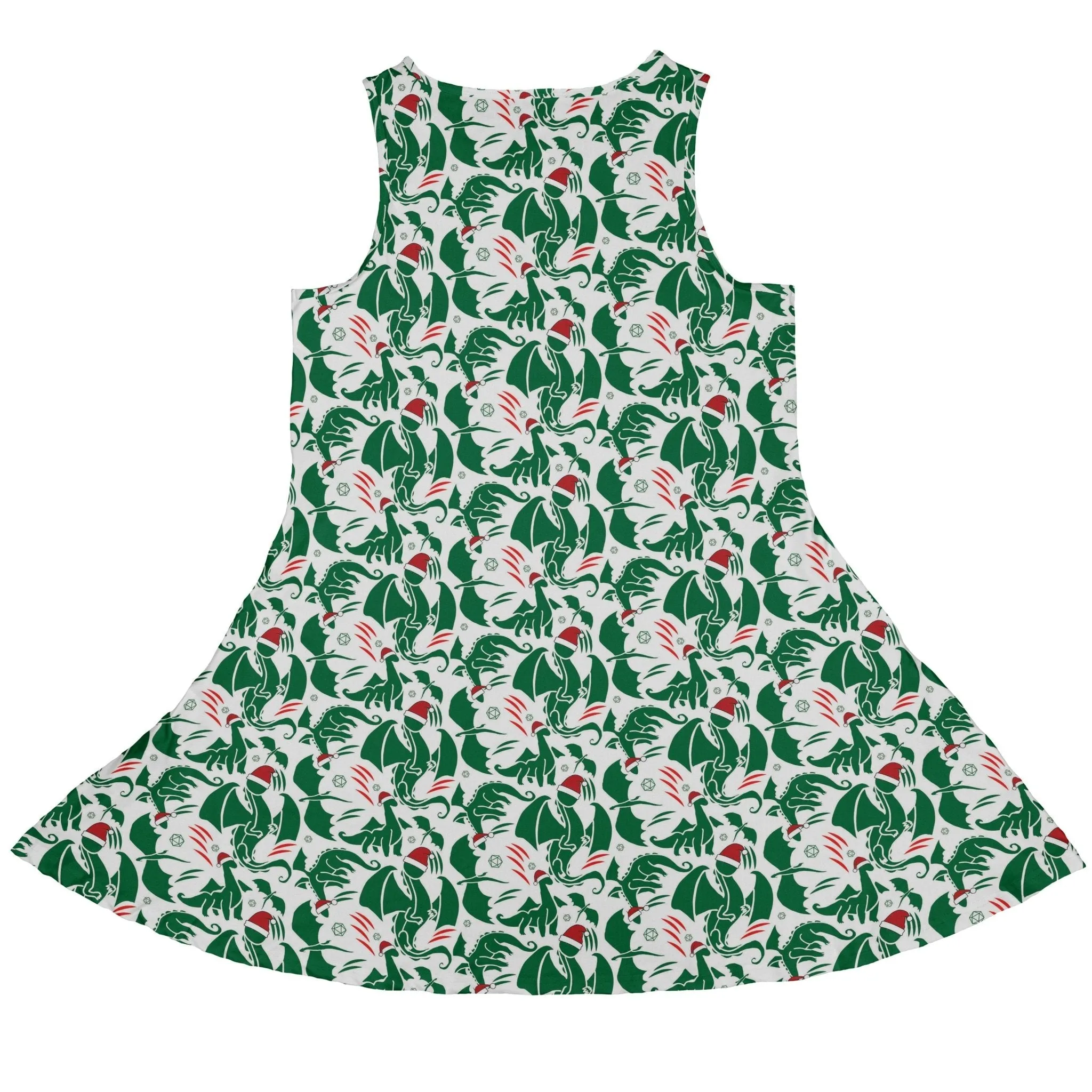 DND Santa Hat Dragons Dress