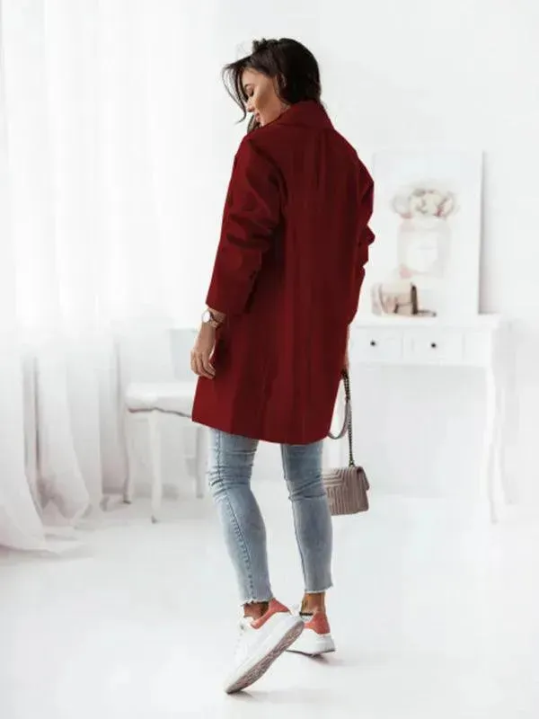 Double-Breasted Women's Trench Coat
