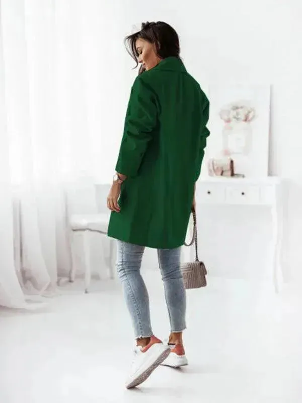 Double-Breasted Women's Trench Coat
