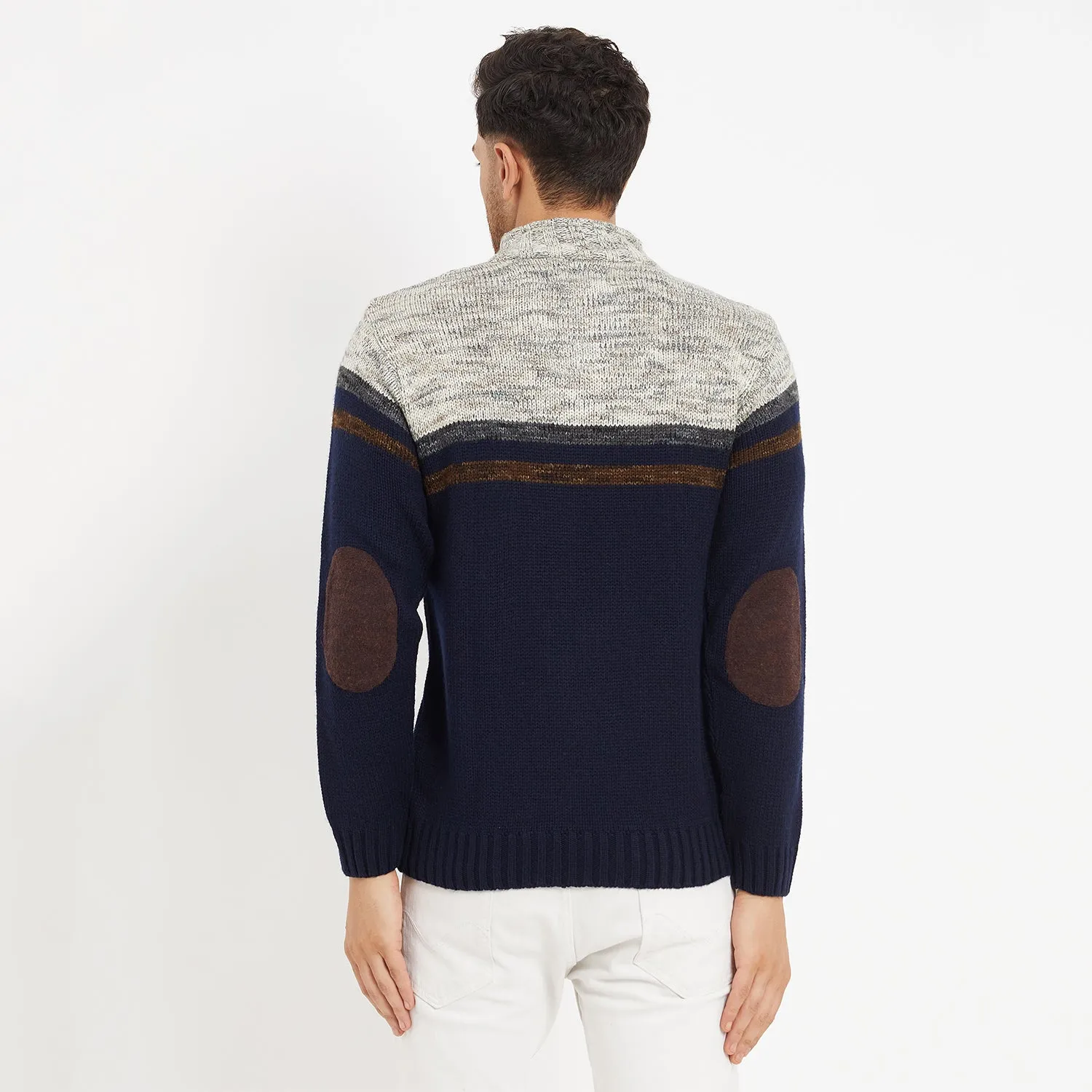 Duke Stardust Men Full Sleeve Button Placket Sweater (SDS2002)