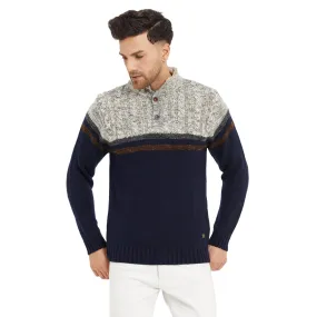 Duke Stardust Men Full Sleeve Button Placket Sweater (SDS2002)