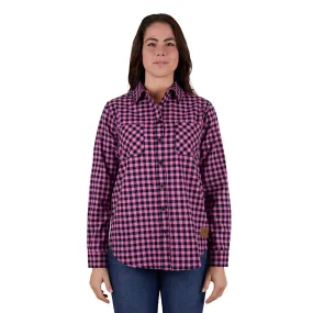 Dux-Bak Womens Adrianna Thermal L/S Shirt Pink