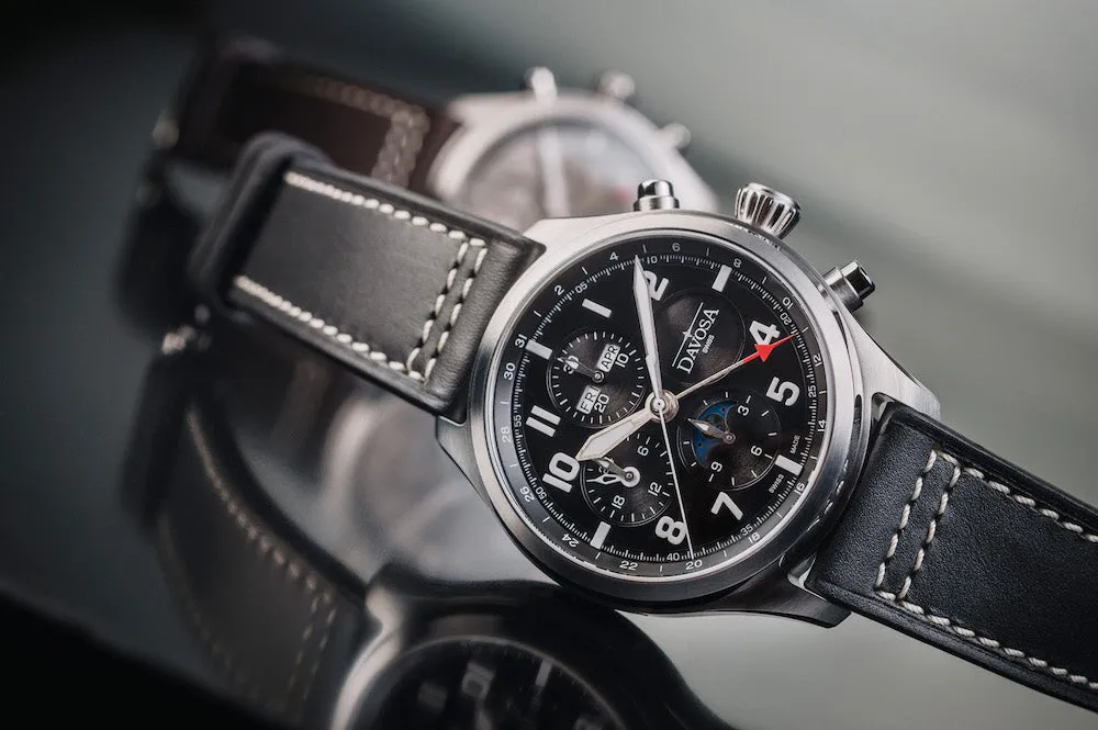 DVS Watch Newton Pilot Moonphase Chrongraph Limited Edition
