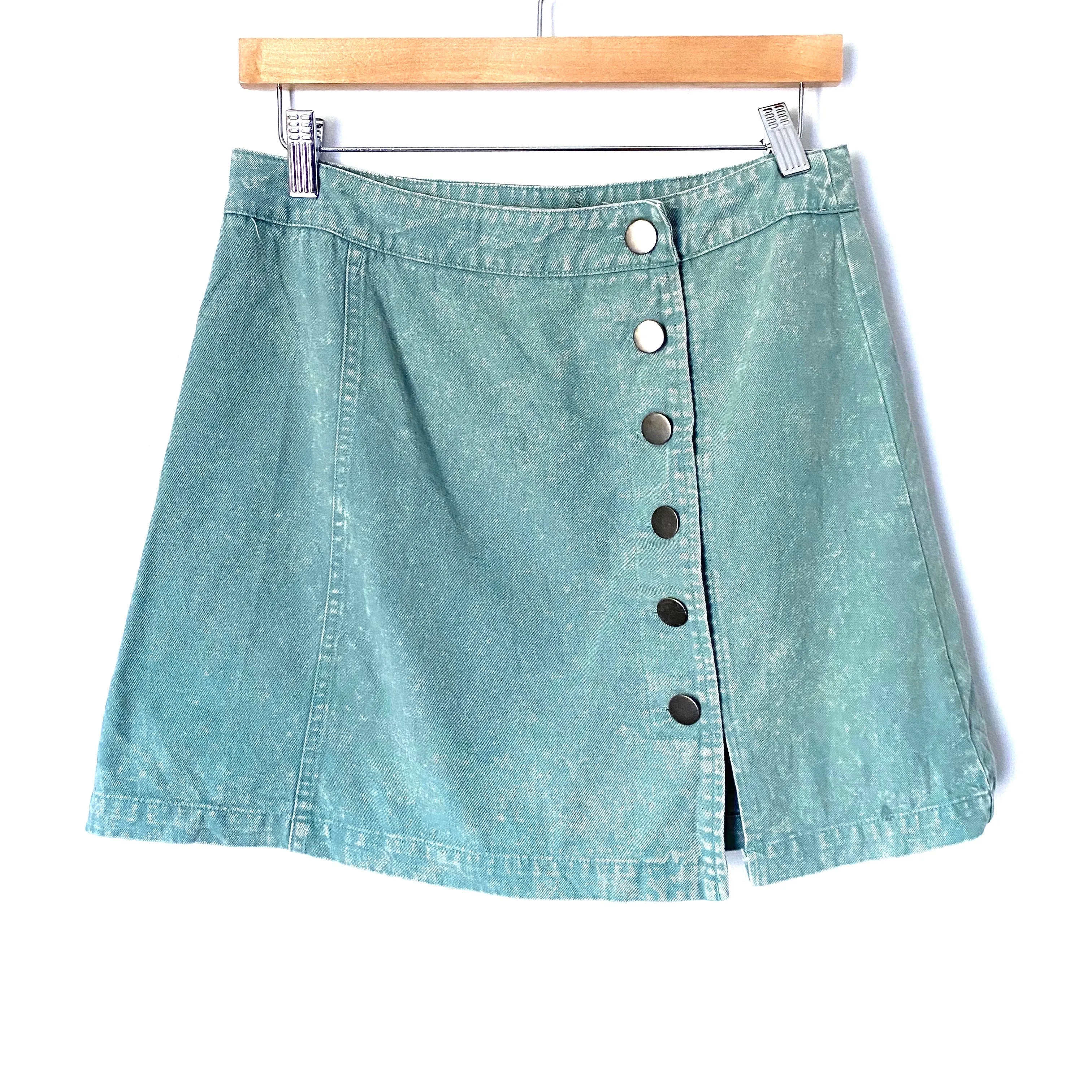 Entro Stone Wash Denim Skirt - Size M