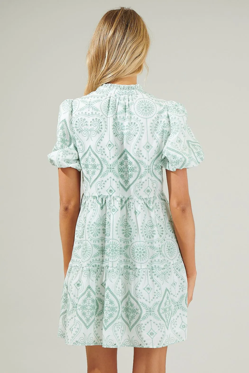 Evelyn Eyelet Jacey Babydoll Dress