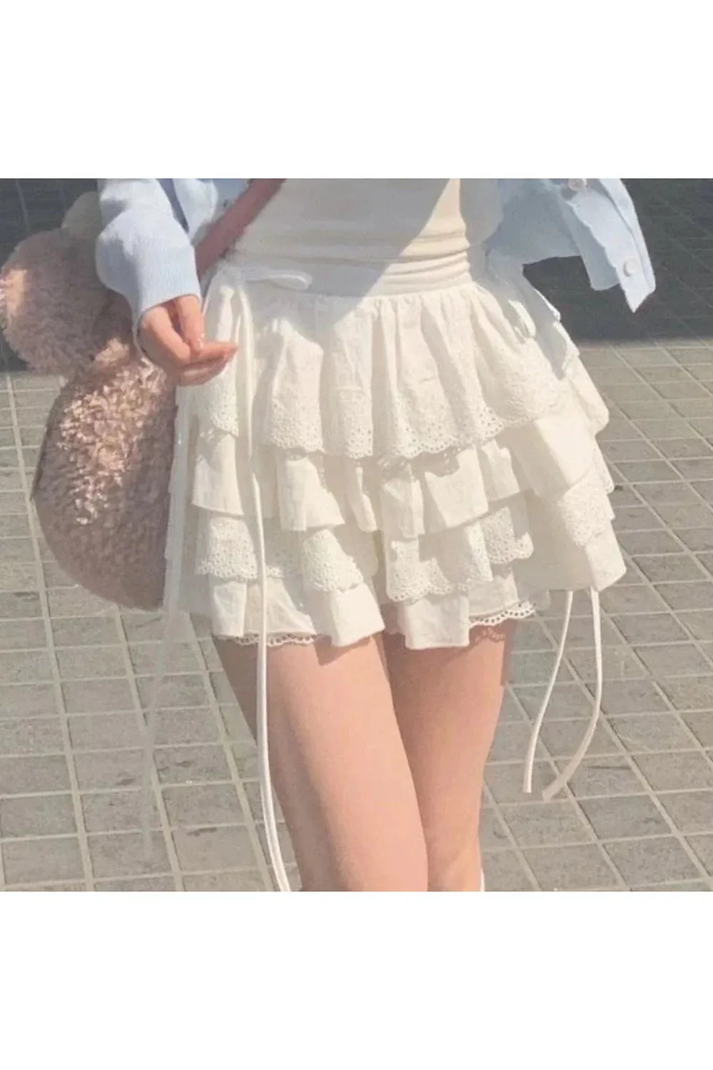 Fairycore Layered Ruffle Skirt