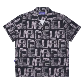 FORCE S/S Printed Souvenir Shirt  [Black/Multi]