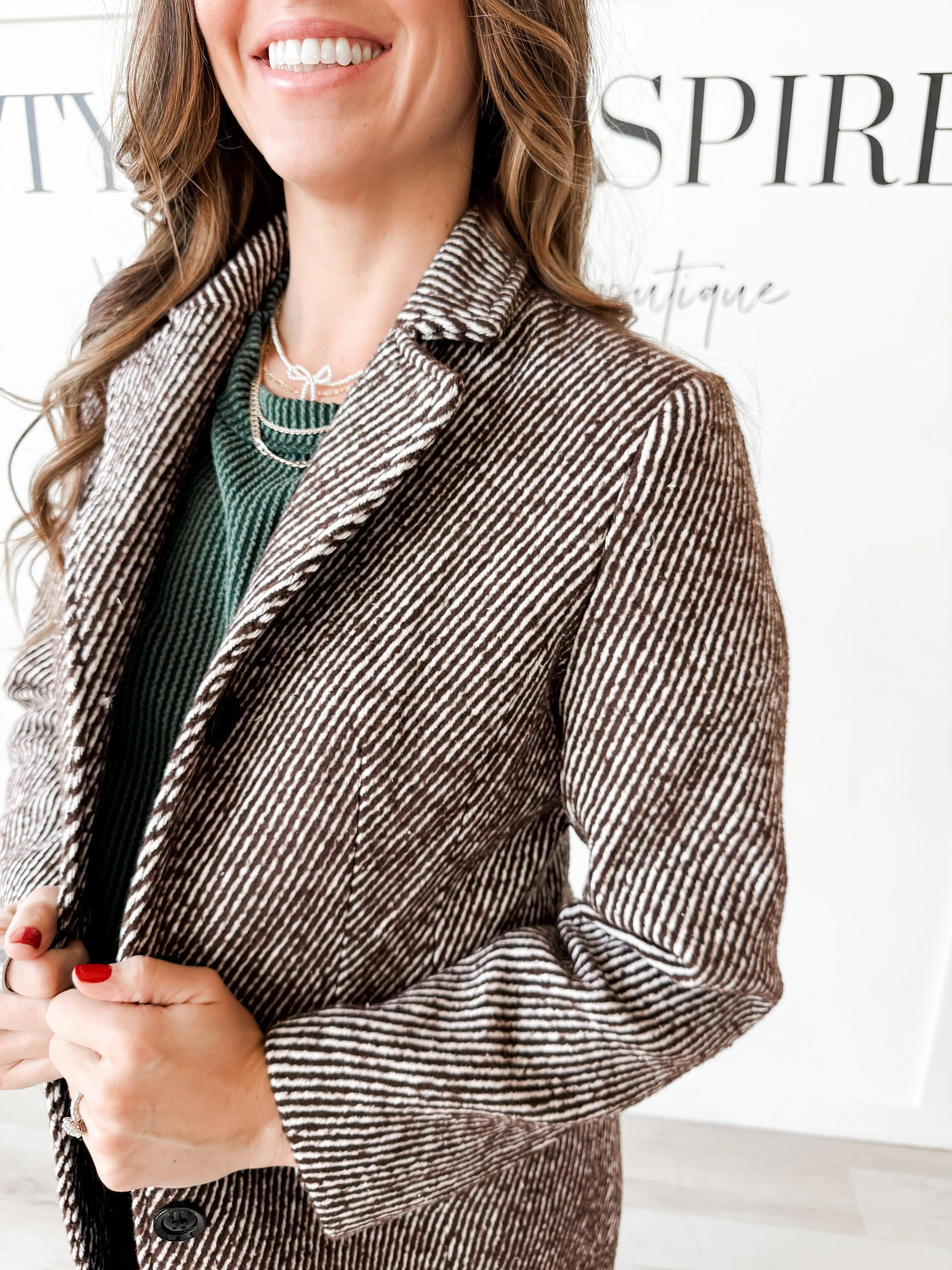 Frances Single Breasted Coat *Final Sale*