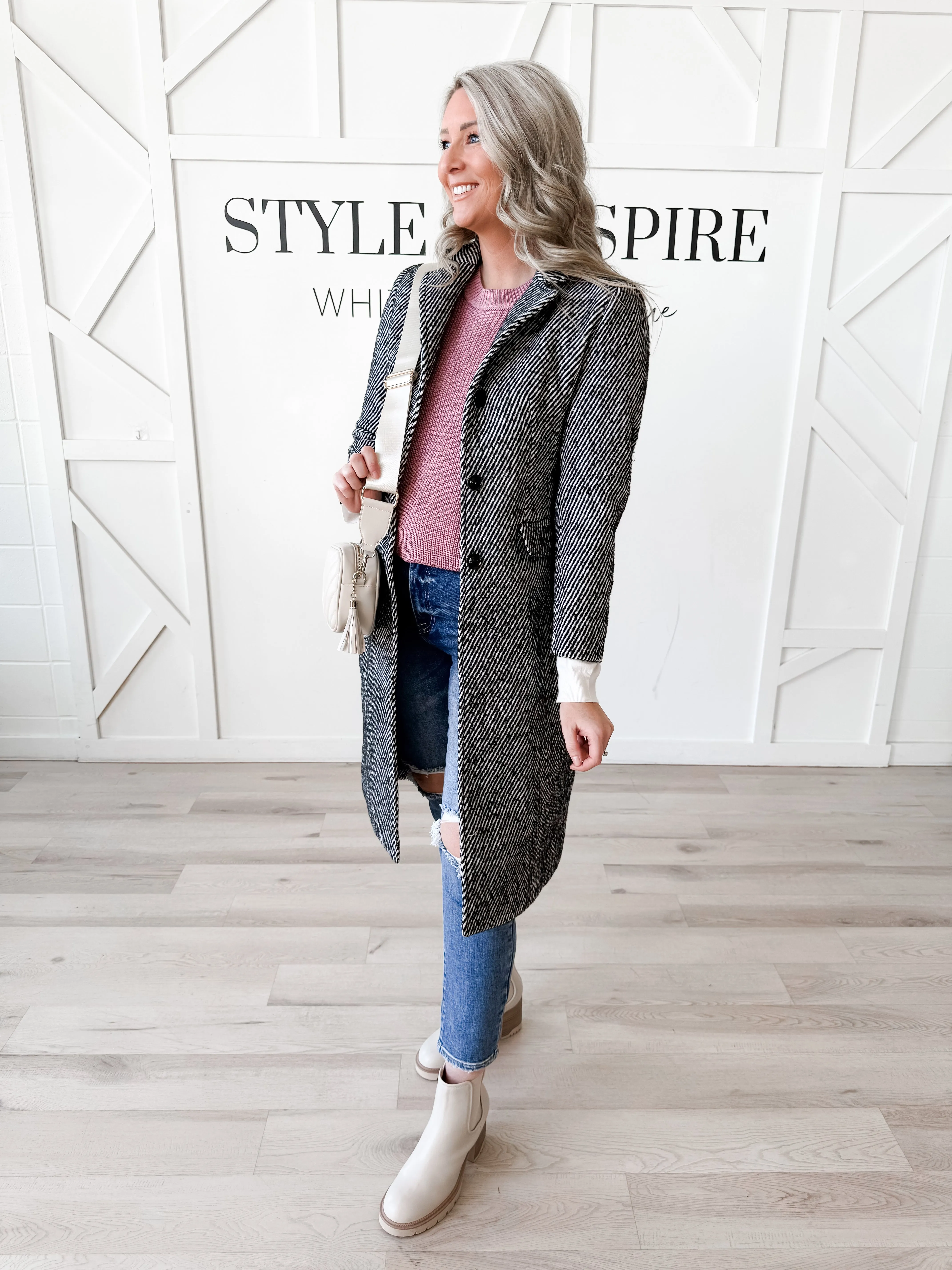 Frances Single Breasted Coat *Final Sale*