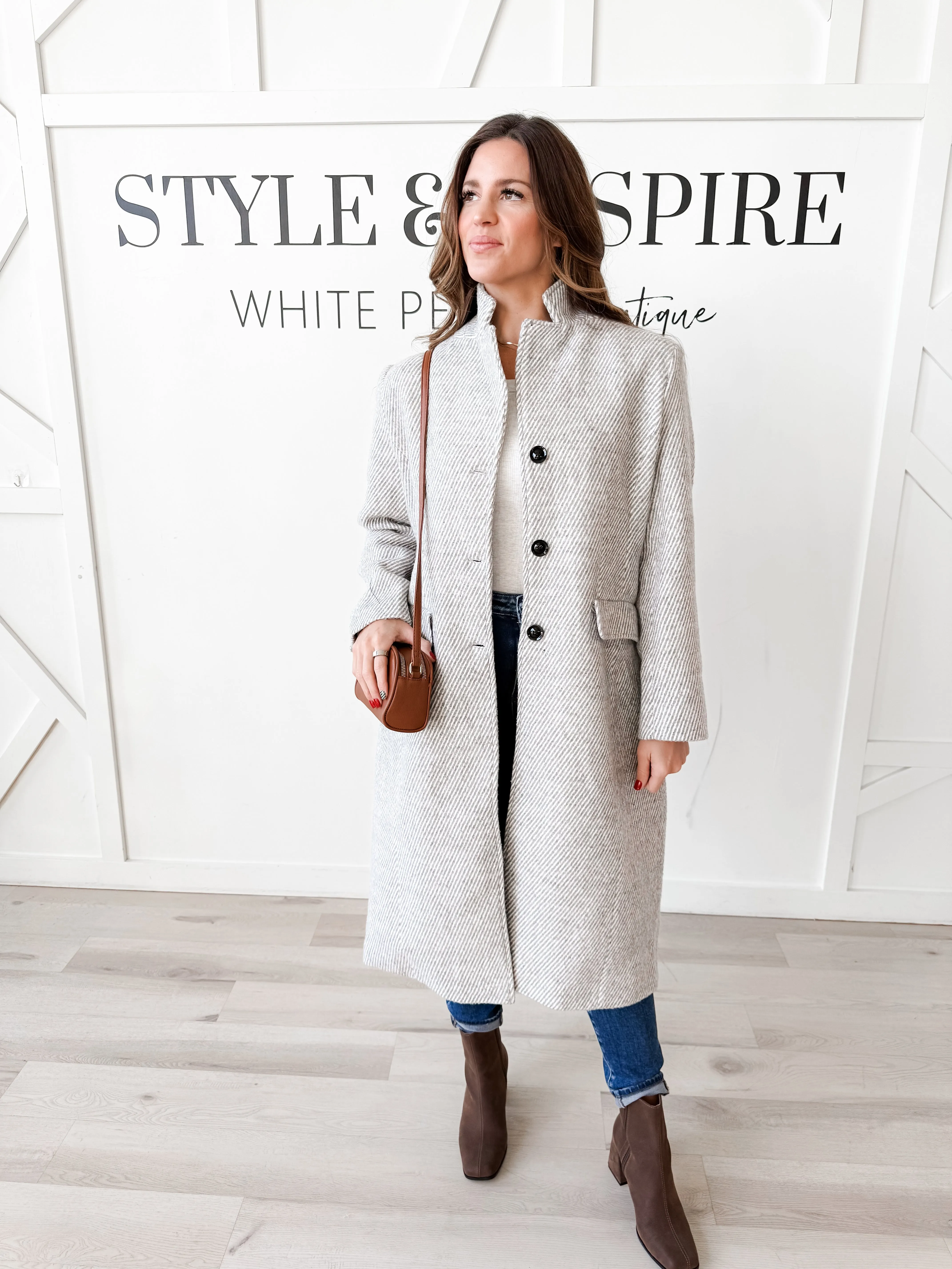 Frances Single Breasted Coat *Final Sale*