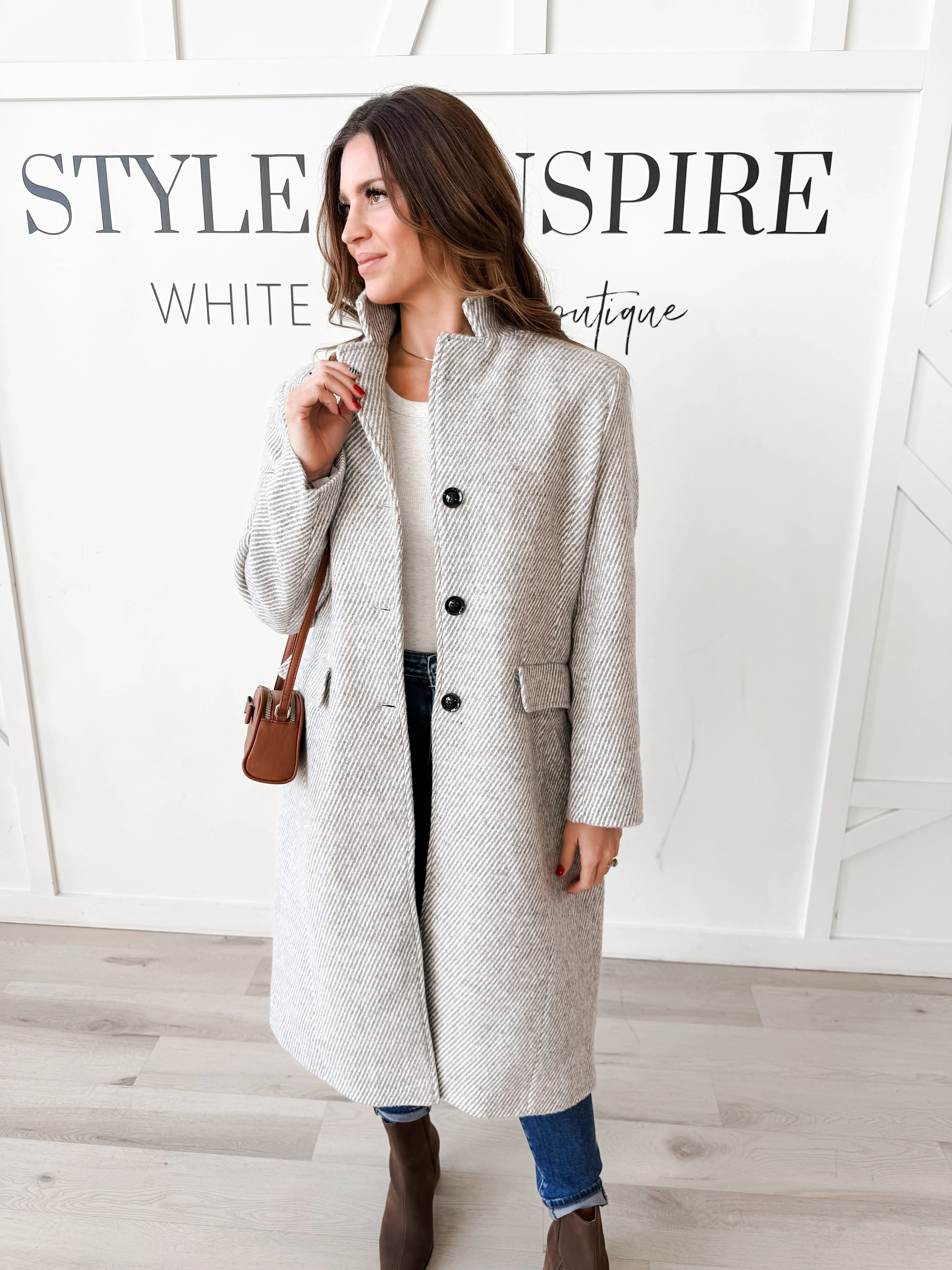 Frances Single Breasted Coat *Final Sale*