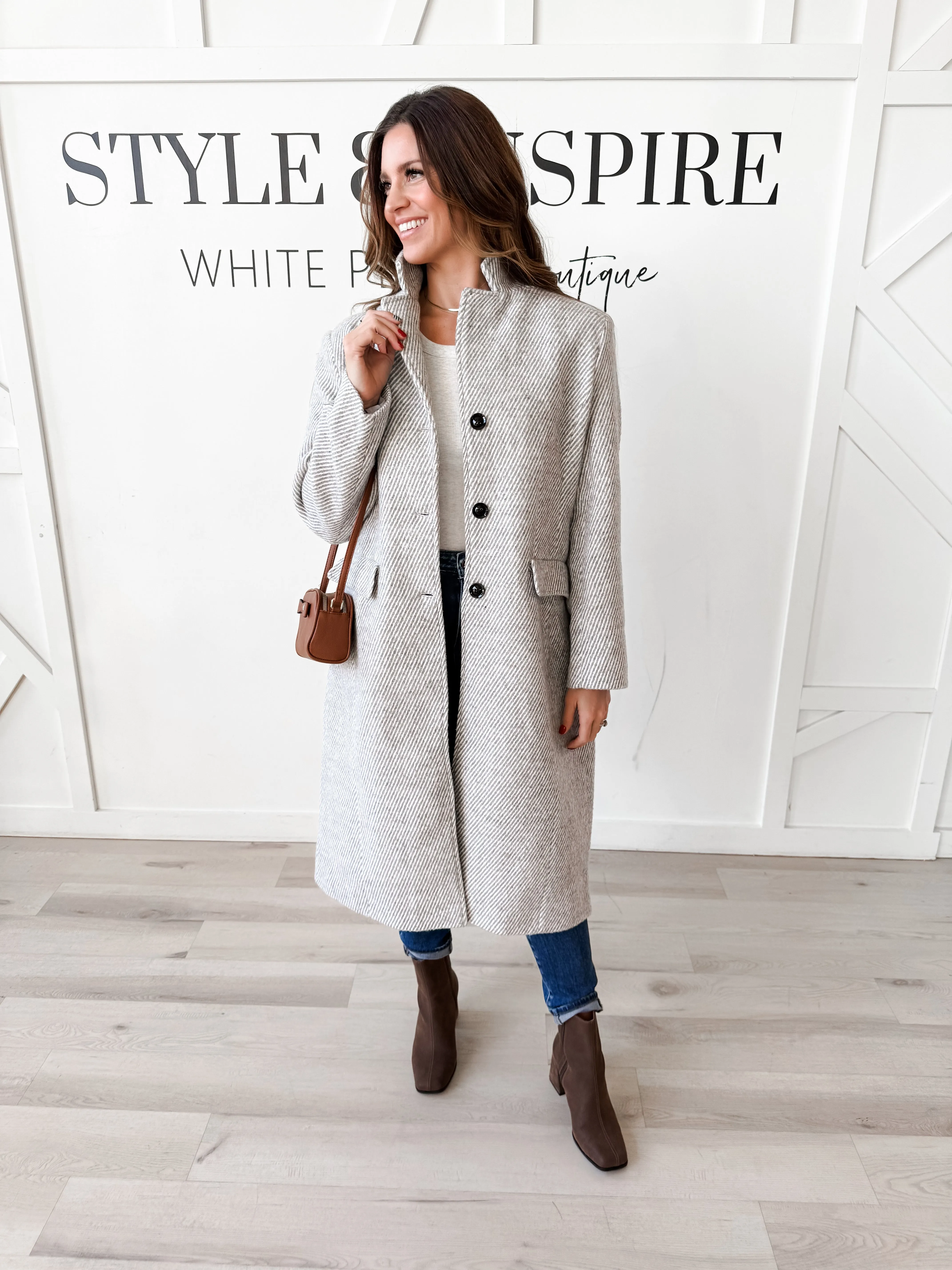 Frances Single Breasted Coat *Final Sale*