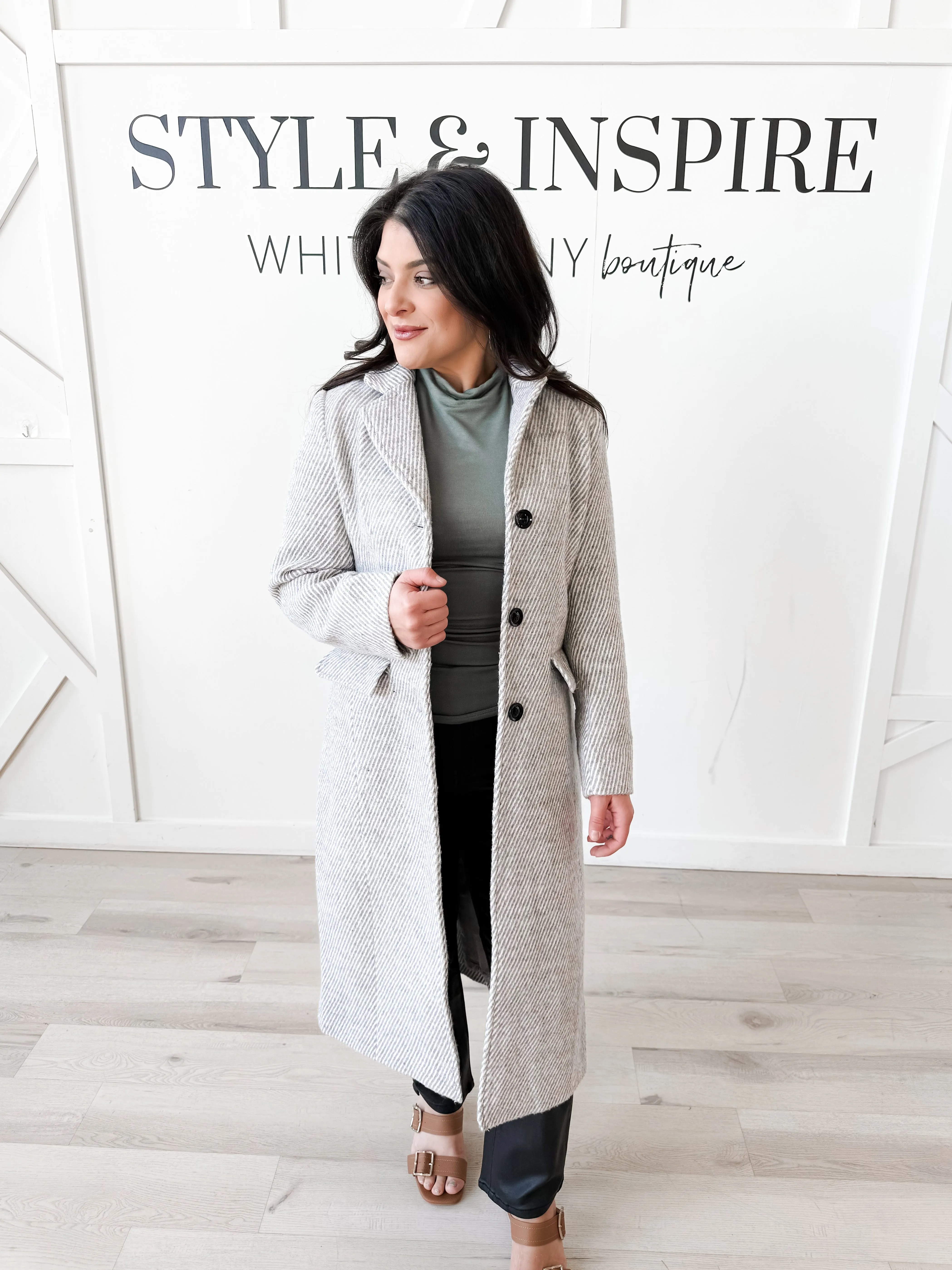 Frances Single Breasted Coat *Final Sale*