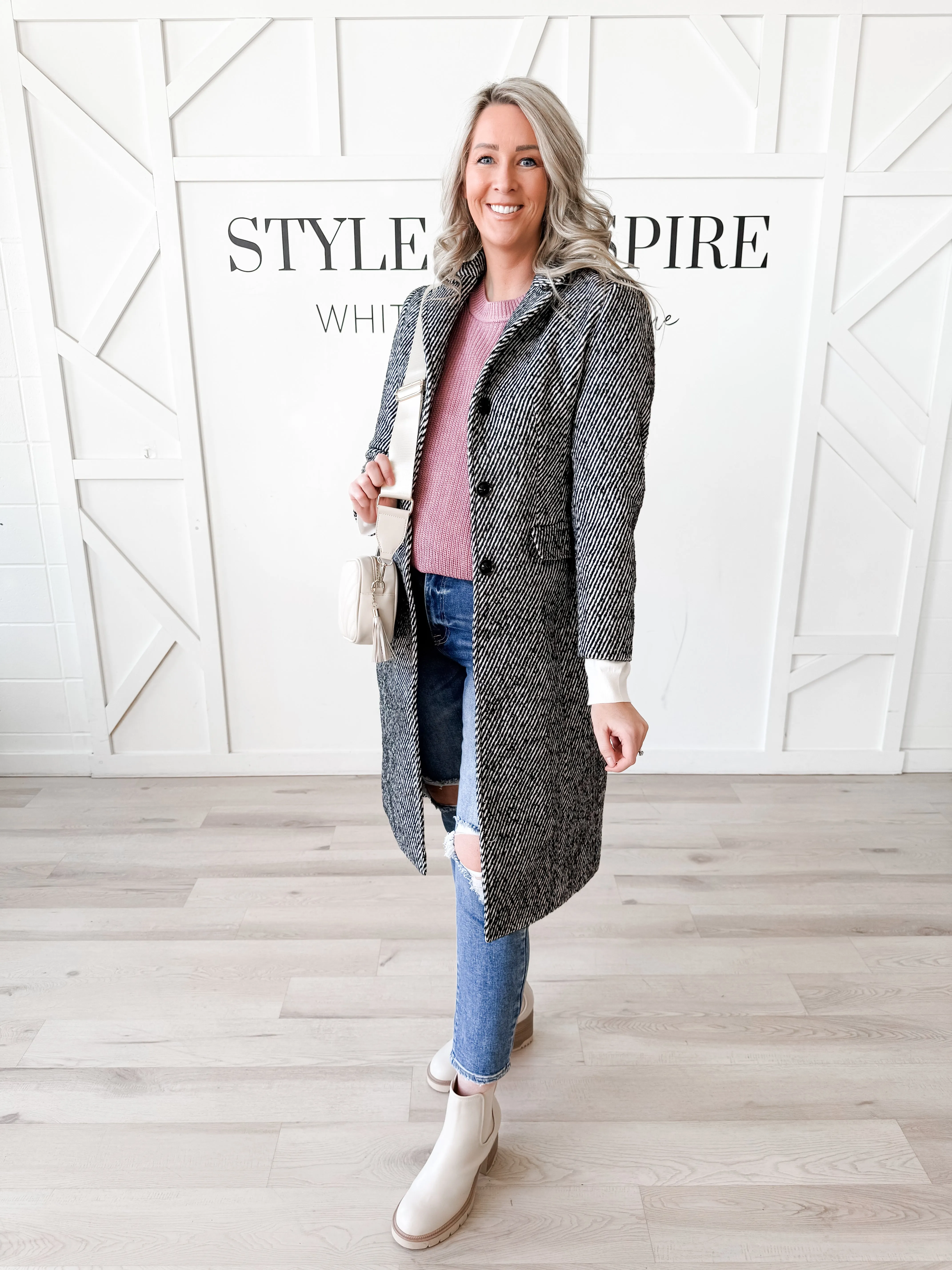 Frances Single Breasted Coat *Final Sale*