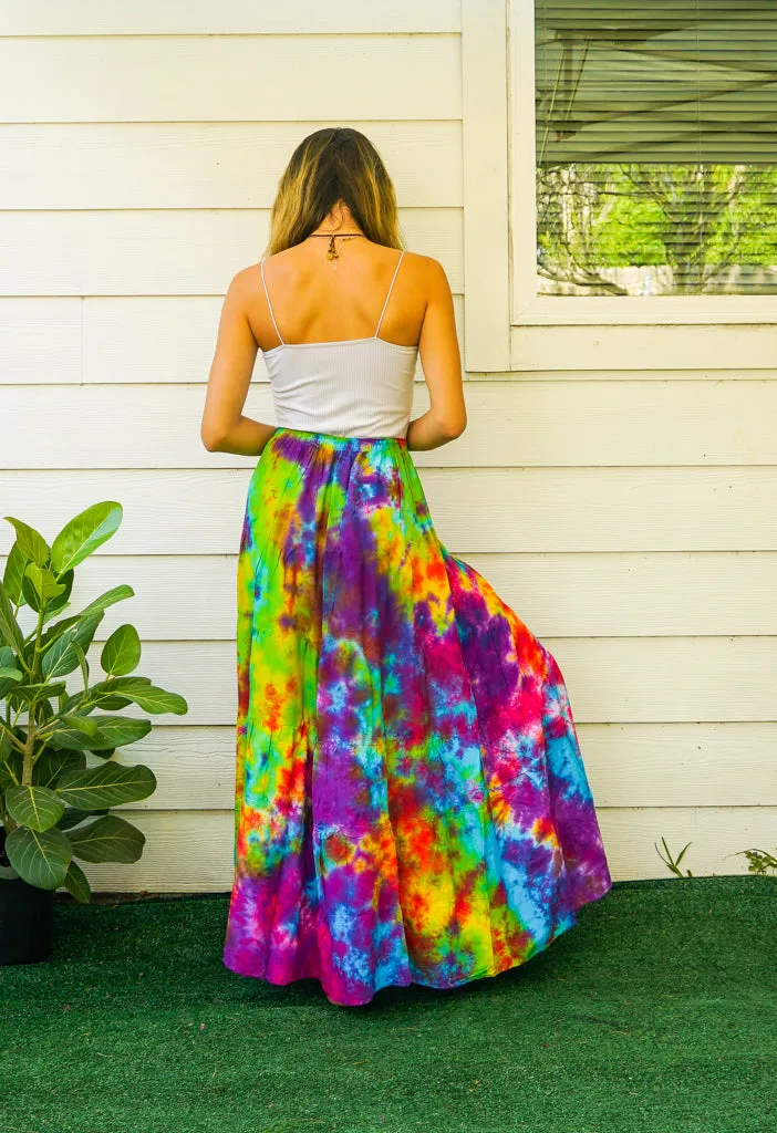 Free Spirit Ruffled Tiered Maxi Skirt