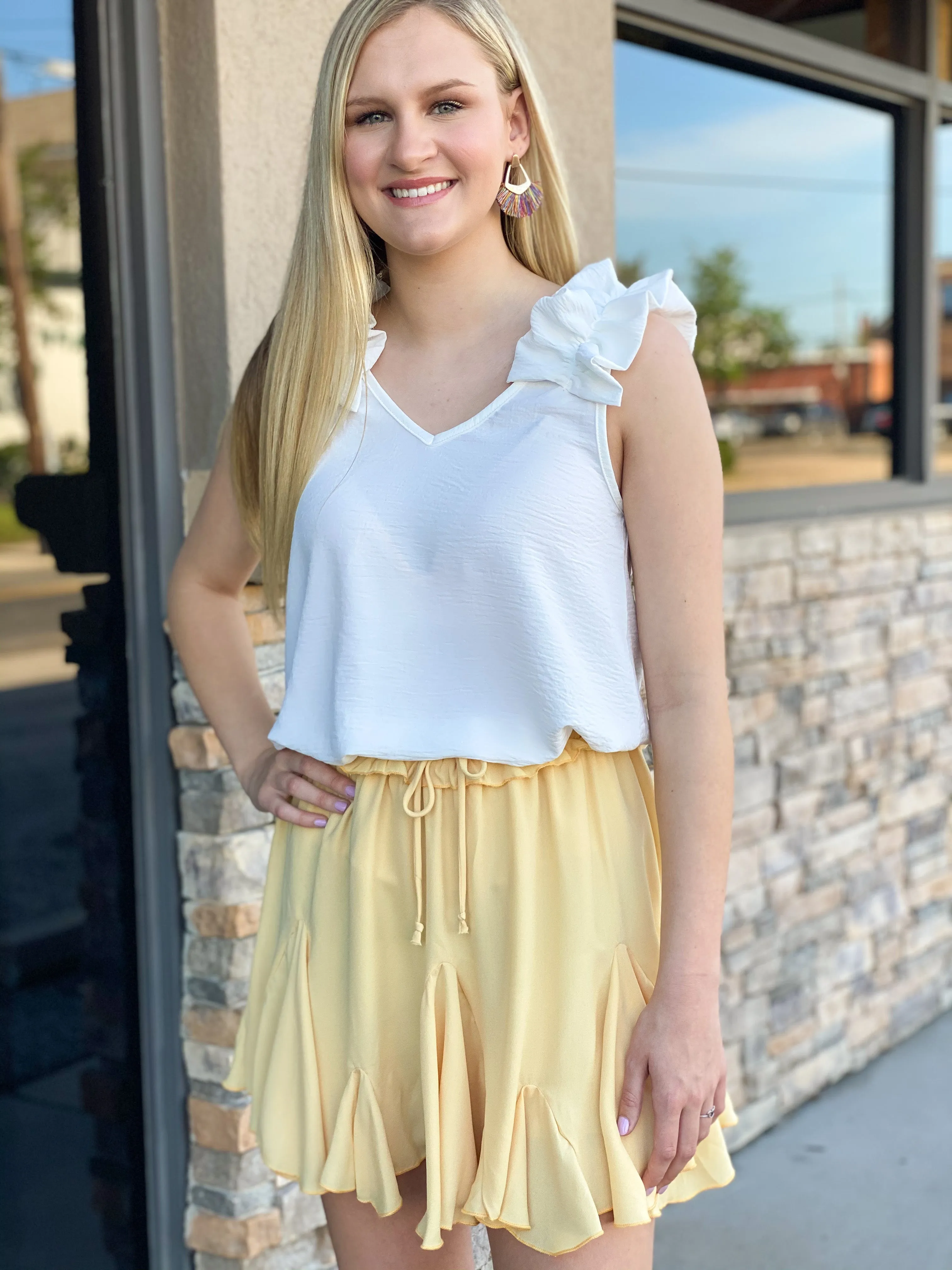 Frilly Finds Top