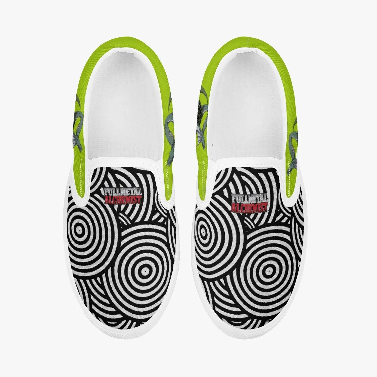 Fullmetal Alchemist Envy Kids Slip Ons Anime Shoes