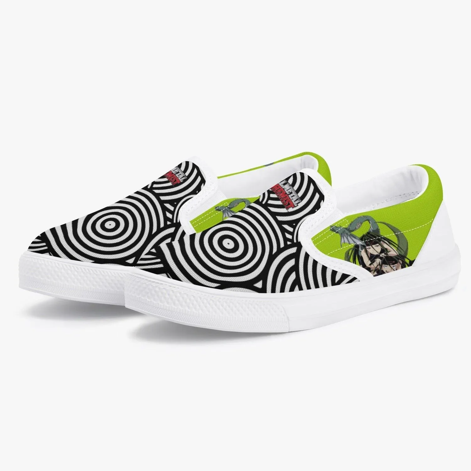 Fullmetal Alchemist Envy Kids Slip Ons Anime Shoes