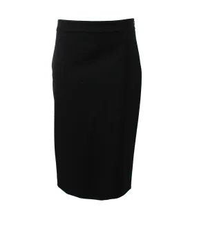 Gabardine Pencil Skirt