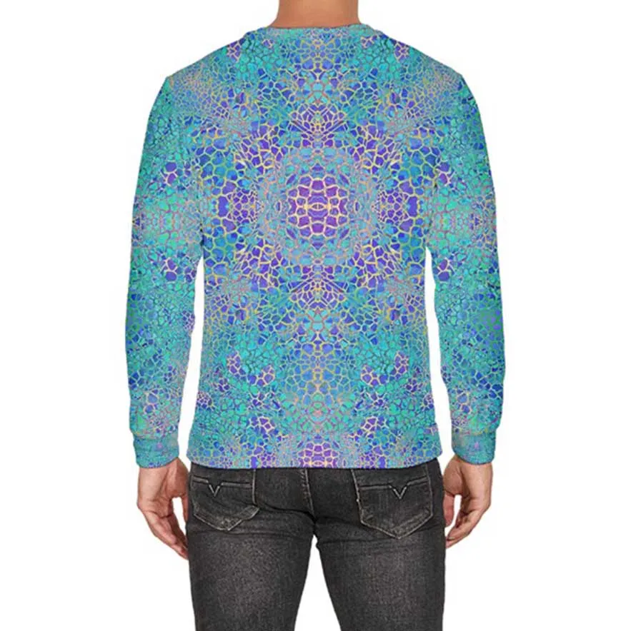 Giraffe Reflections Velour Sweater