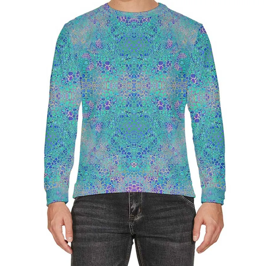Giraffe Reflections Velour Sweater