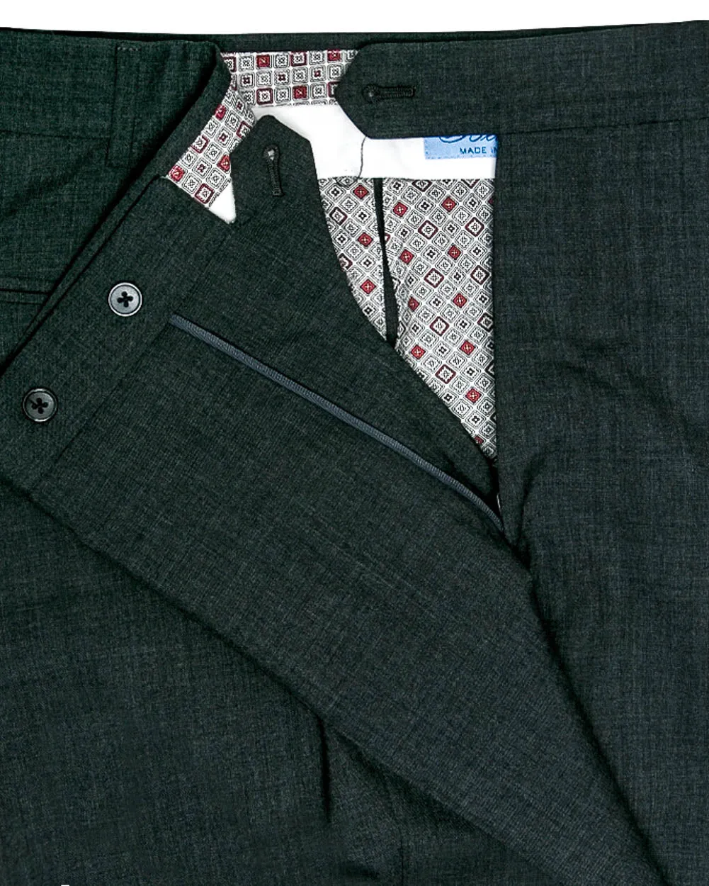 Grey Melange Dress Pant