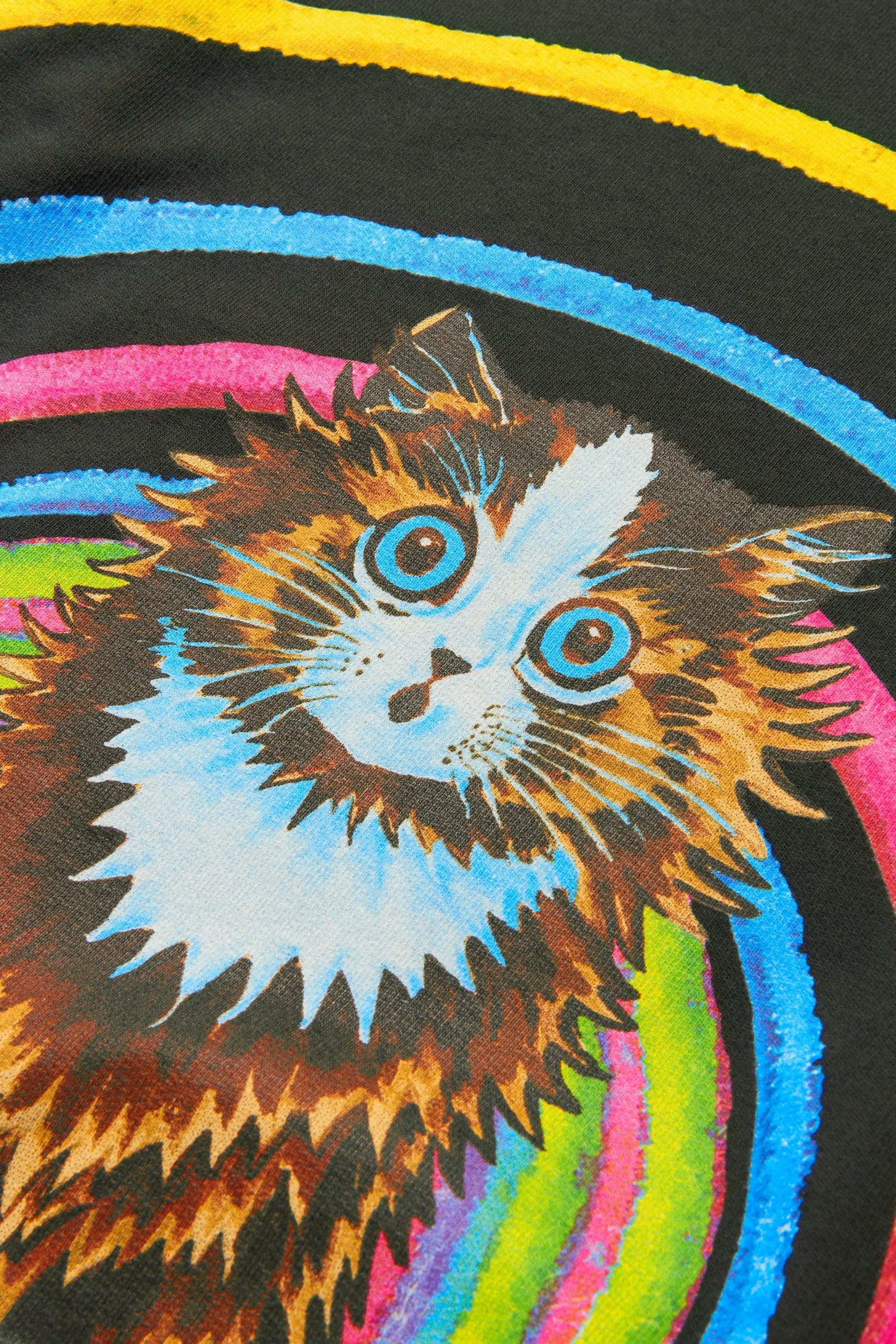 Gucci Unisex Cotton Hypnotic Cat Sweatshirt