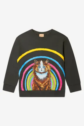 Gucci Unisex Cotton Hypnotic Cat Sweatshirt