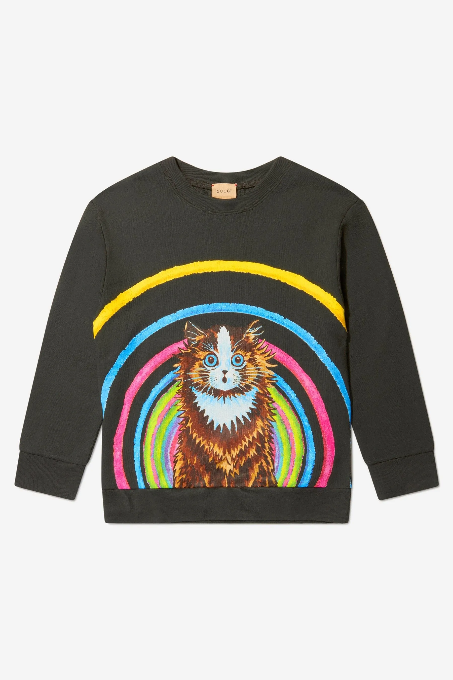 Gucci Unisex Cotton Hypnotic Cat Sweatshirt