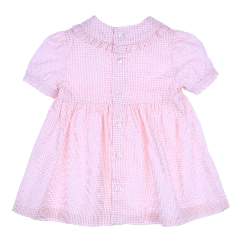GYMP - White and pink gingham Dress, Atosio