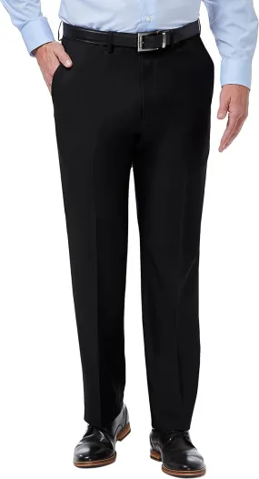 Haggar Classic-Fit Premium Comfort Stretch Dress Pants  Color Black W42xL30