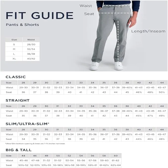 Haggar Classic-Fit Premium Comfort Stretch Dress Pants  Color Black W42xL30