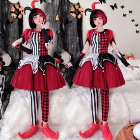 Halloween costume circus clown