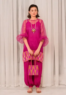 Hand Beaded Shirt with Turkish Pants