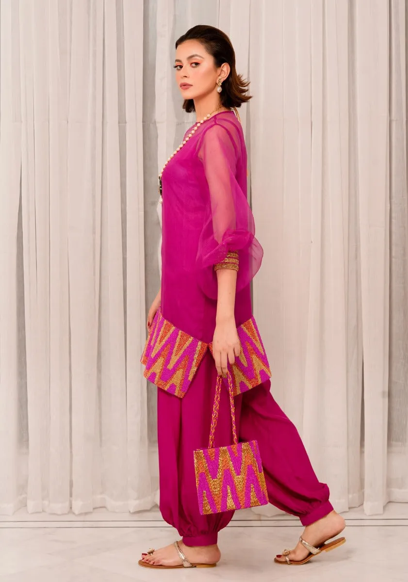 Hand Beaded Shirt with Turkish Pants