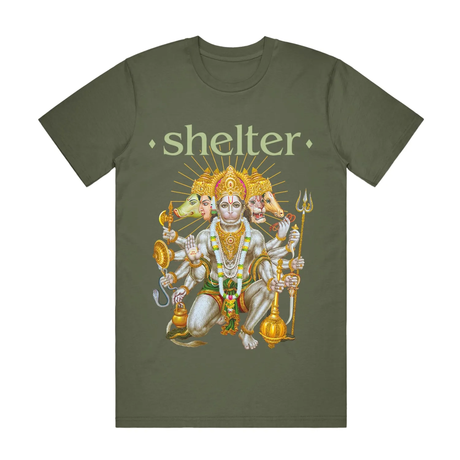 Hanuman 2024 Military Green Tee