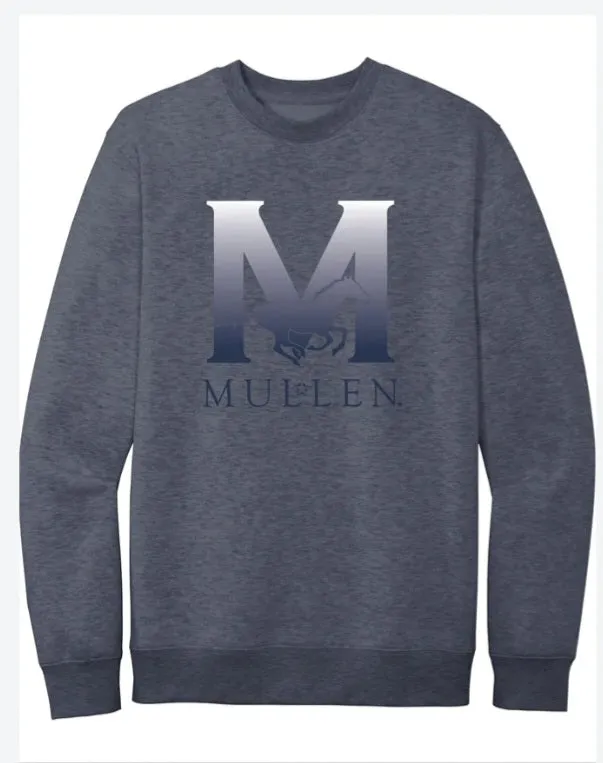 Heathered Navy Crew Neck Sweatshirt