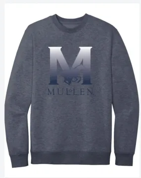 Heathered Navy Crew Neck Sweatshirt