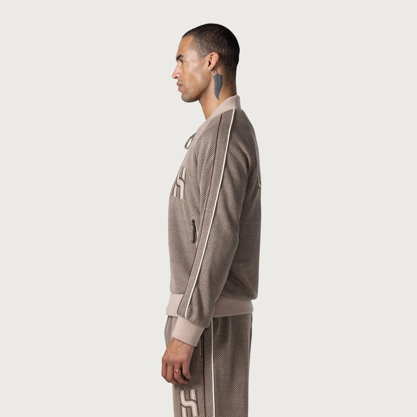 HONOR THE GIFT C-fall Novelty Knit Track Jkt Men Apparel